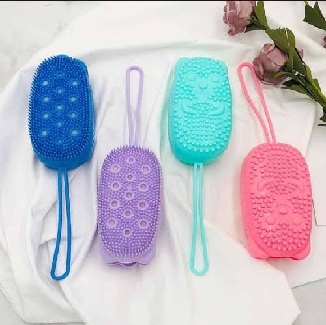 Silicone Bath Brush – Soft Body Scrubber for Gentle & Deep Cleansing
